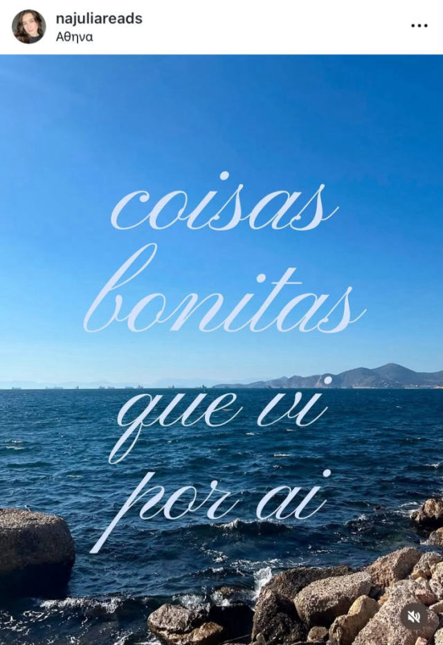 Post da Najulia no Instagram — coisas bonitas que vi por aí